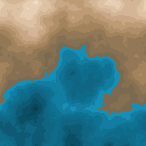 Kaelan's desert terrain map