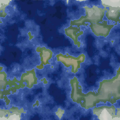 Kaelan's terrain map